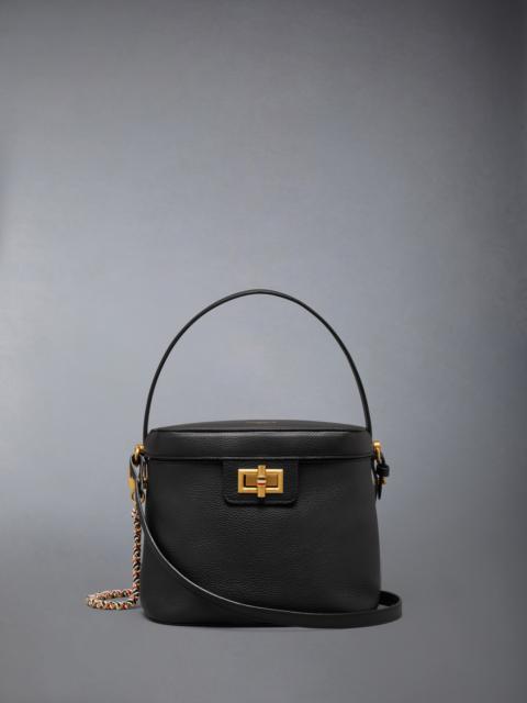 Thom Browne SOFT PEBBLE GRAIN BOX BAG