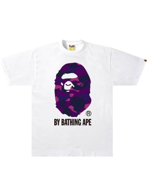 A BATHING APE® BAPE Color Camo Tee 'White/Purple'