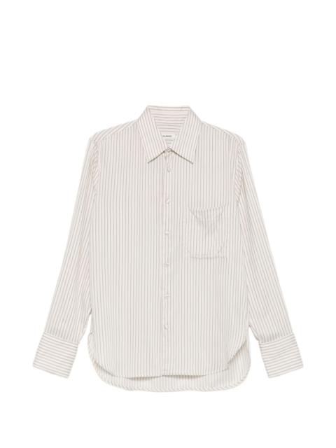 Sandro striped pocket shirt