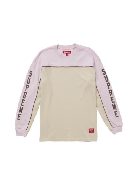 Supreme Paneled Piping L/S Top Pink