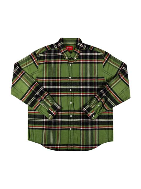 Supreme Tartan Flannel Shirt 'Green'