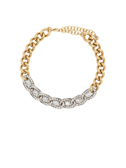 Amina Muaddi Matthew crystal-embellished choker necklace