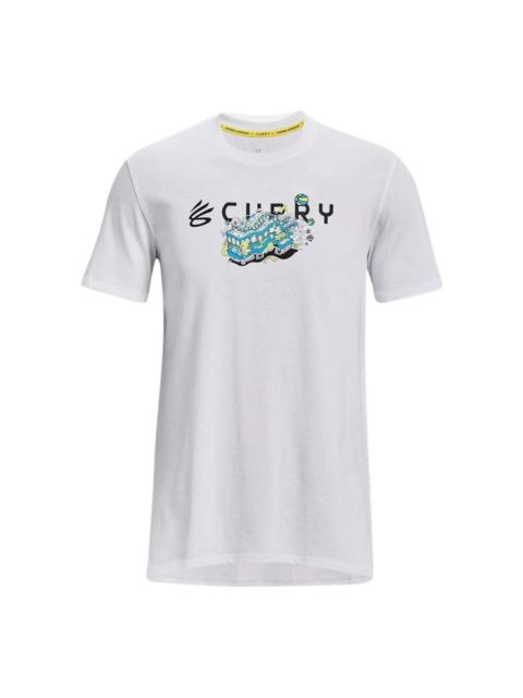 Under Armour Under Armour x Curry Trolly Heavyweight T-Shirt 'White' 1376273-100
