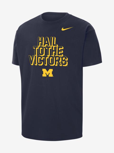 Michigan Nike Men's College Max90 Crew-Neck T-Shirt