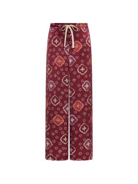 THE UPSIDE Miri Kato wide-leg silk trousers