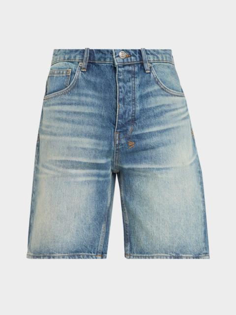 Ksubi Men's Anti-K Whiskered Denim Shorts