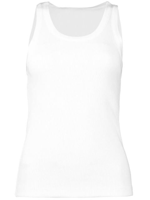 Vince Scoop Neck Tank - Optic White
