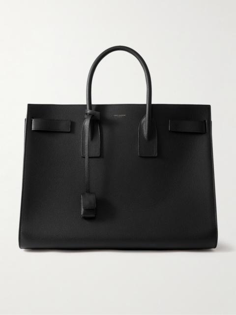 SAINT LAURENT Sac de Jour Large Full-Grain Leather Tote Bag