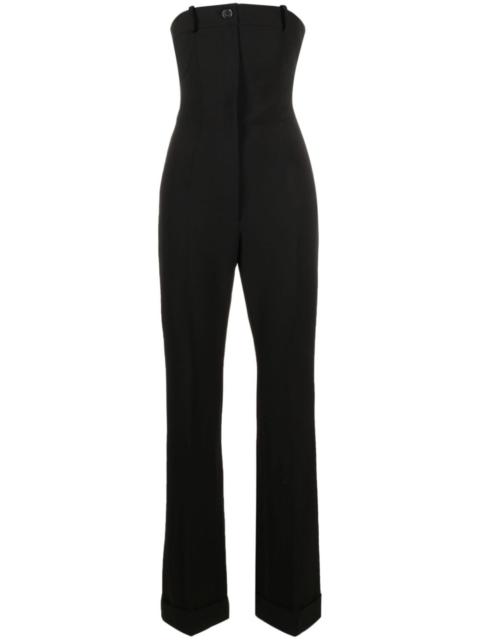 Moschino strapless straight-leg jumpsuit