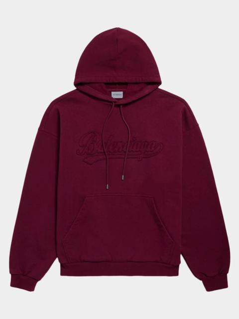 BALENCIAGA Men's Tonal Logo-Embroidered Hoodie