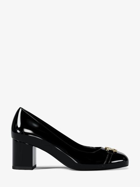 MICHAEL KORS Dori Patent Block Heel Pump