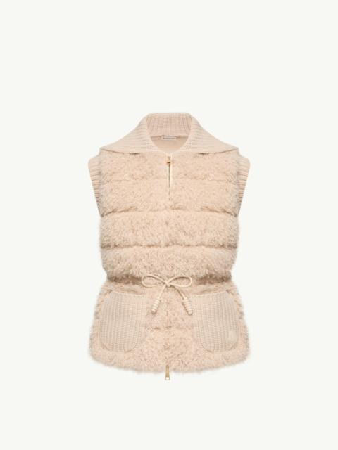 Moncler Wool & Cashmere Blend Down Vest