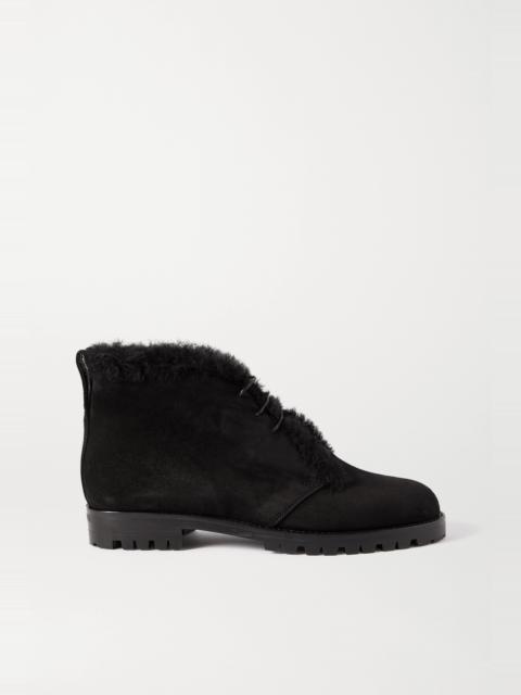 Mircus shearling-lined suede ankle boots