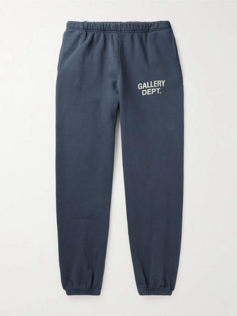 GALLERY DEPT. Tapered Logo-Print Cotton-Jersey Swetpants