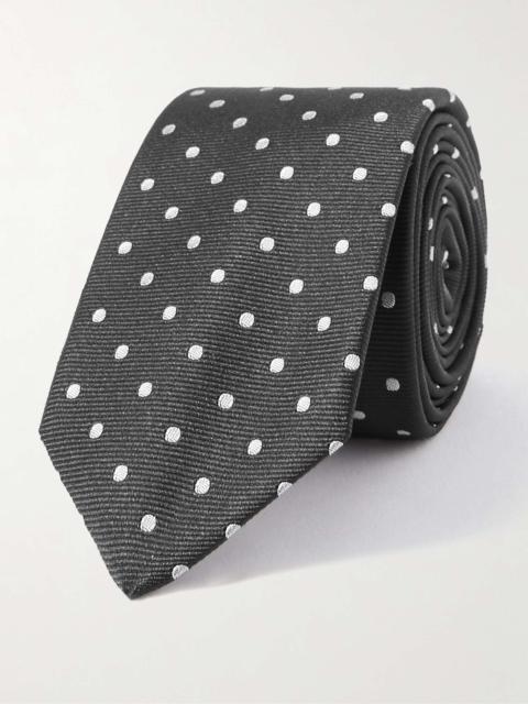 8cm Polka-Dot Silk Tie