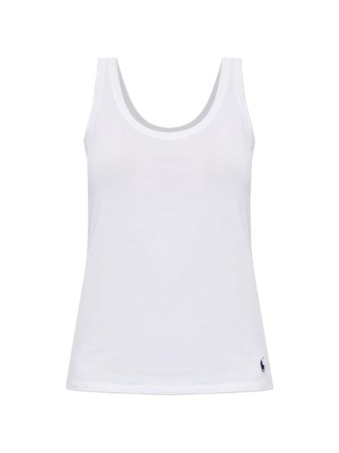 Polo Ralph Lauren embroidered-logo tank top
