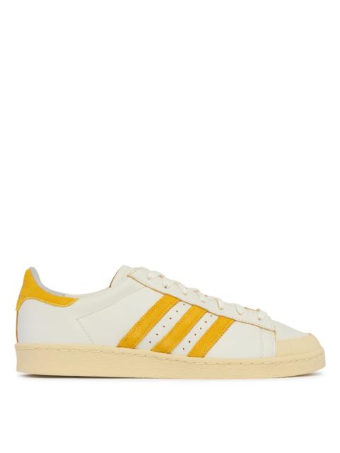 adidas Originals Yellow and White Jabbar Lo Sneakers