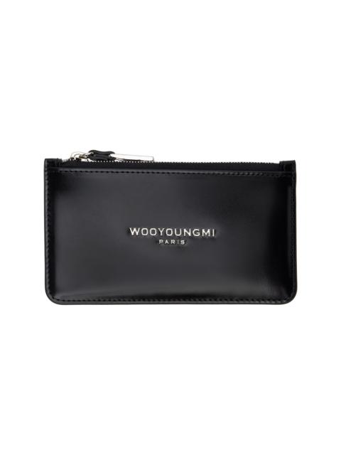 Wooyoungmi Black Leather Card Wallet