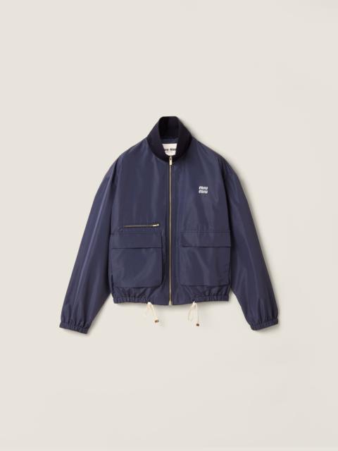 Miu Miu Technical fabric blouson jacket