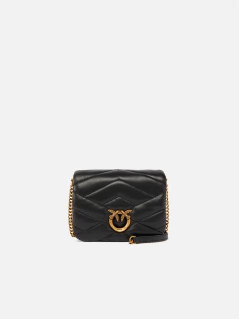 PINKO BABY LOVE BAG PUFF NAPPA QUILTED SHOULDER BAG