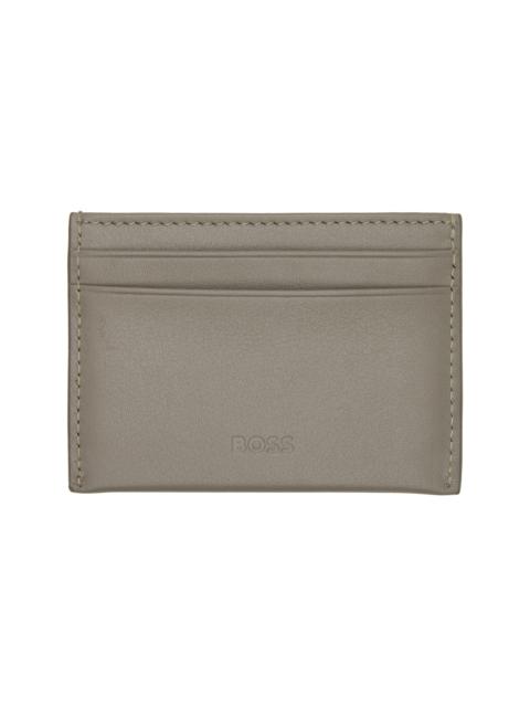 BOSS Taupe Aston Martin Edition Wing Card Holder