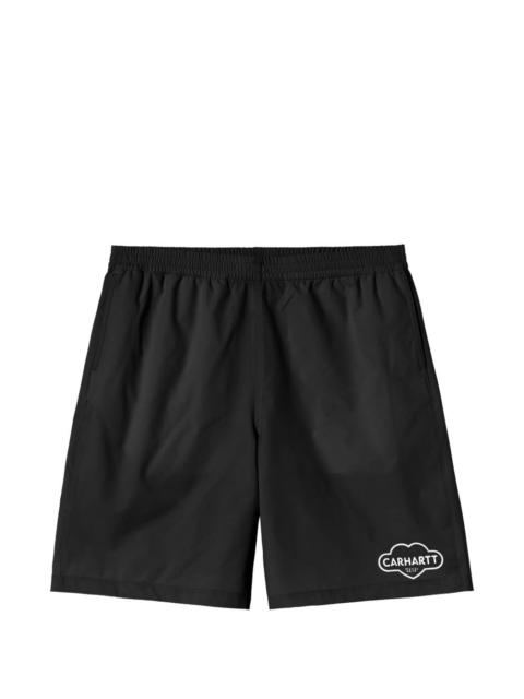 Carhartt logo swim shorts