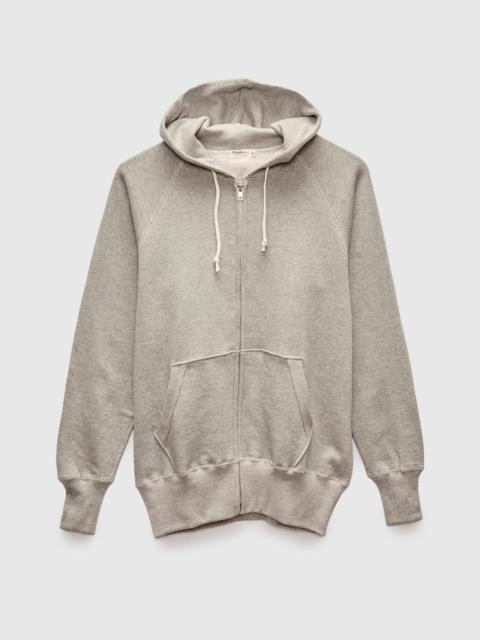 Warehouse & Co. 496 Freedom Sleeve Zip Hoodie in Heather Grey