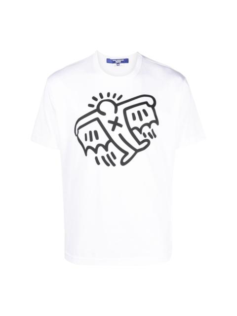Junya Watanabe MAN graphic-print crew-neck T-shirt