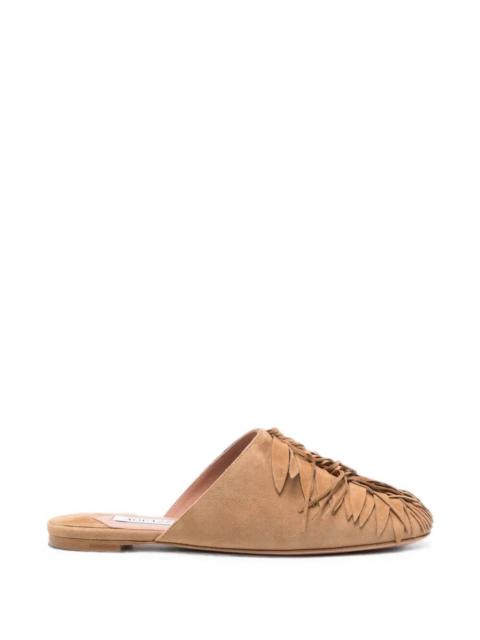 AQUAZZURA Pantofole Frangia "Maverick"