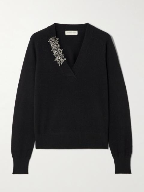 Dries Van Noten Embellished Cashmere Sweater