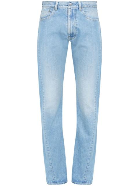 Maison Margiela Turn-up cotton jeans