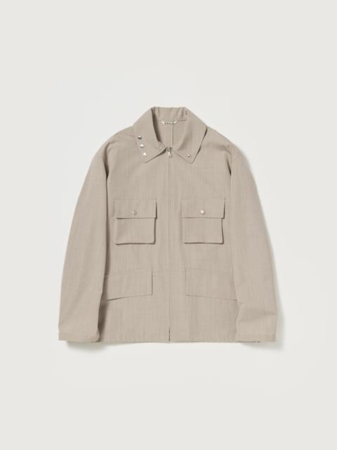 AURALEE WOOL MAX CANVAS BLOUSON