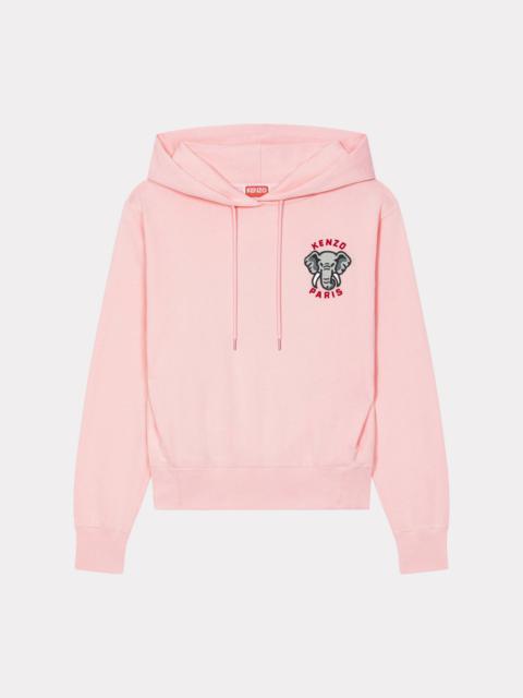 Hooded 'KENZO Elephant Crest' embroidered sweatshirt