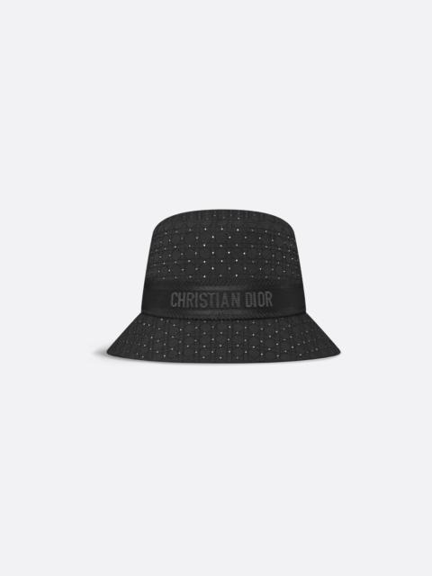 Dior D-Bobby Cannage Small Brim Bucket Hat