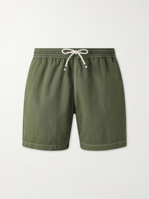 Hartford Slim-Fit Mid-Length Swim Shorts Green