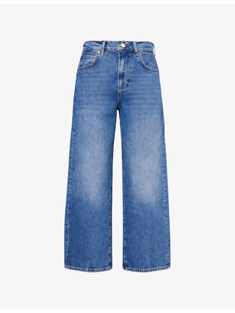 PAIGE Arellia Ankle Barrel-Leg Denim Jeans