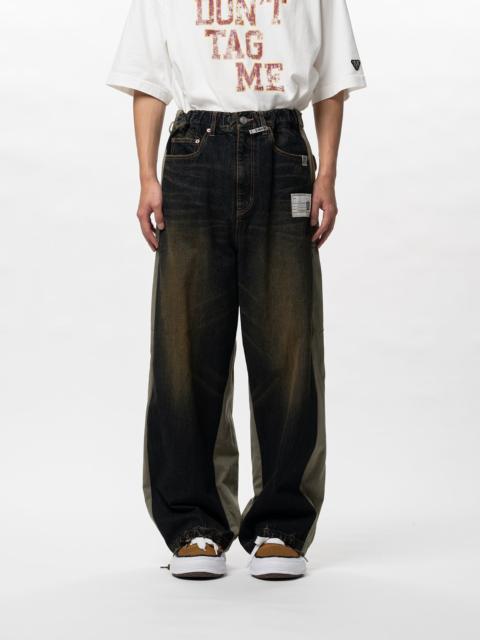 Maison MIHARAYASUHIRO Front Back Combined Denim Pants