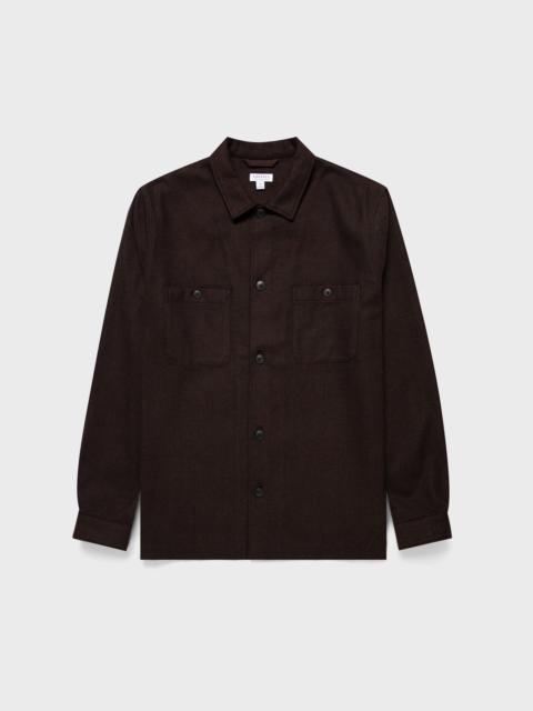 Sunspel Herringbone Overshirt