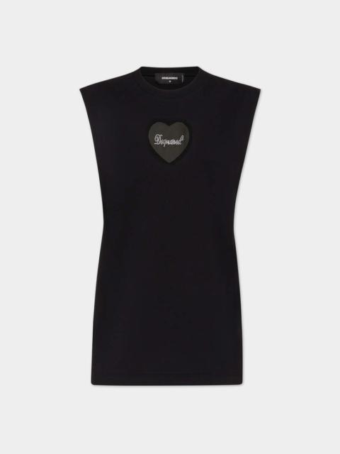 DSQUARED2 COOL FIT SLEEVELESS T-SHIRT