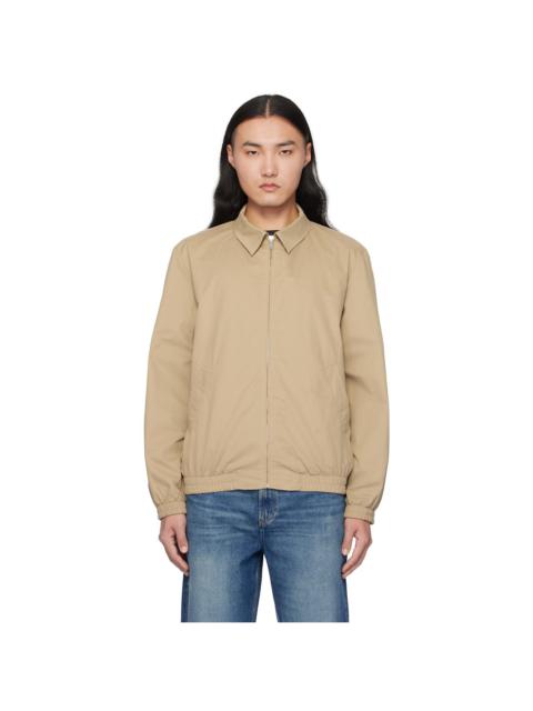 A.P.C. Beige Gilbert Bomber Jacket