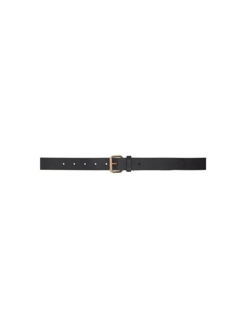 VETEMENTS Black Iconic Logo Belt