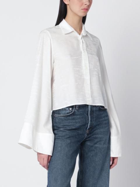 MM6 Maison Margiela White shirt with all-over logo graphic