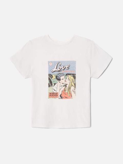 RE/DONE Classic "Swipe" Tee - Vintage White