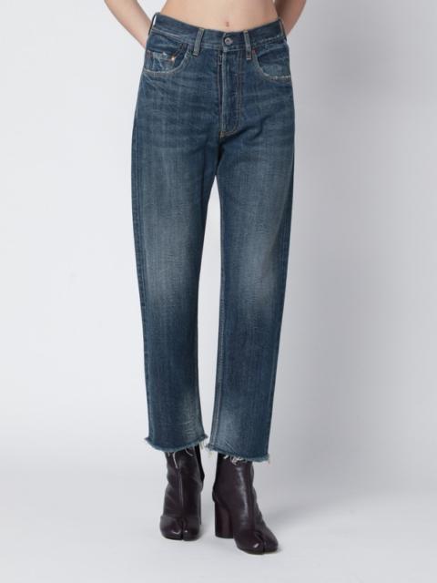 Maison Margiela Straight-leg jeans in faded blue denim