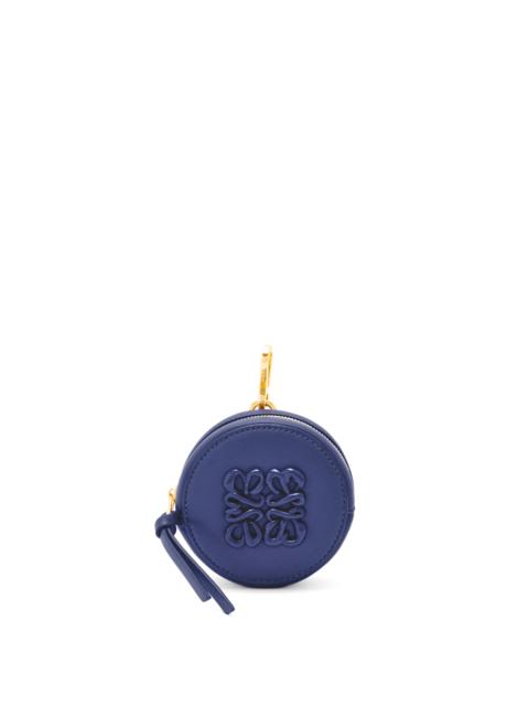 Inflated Anagram cookie  charm in silk calfskin