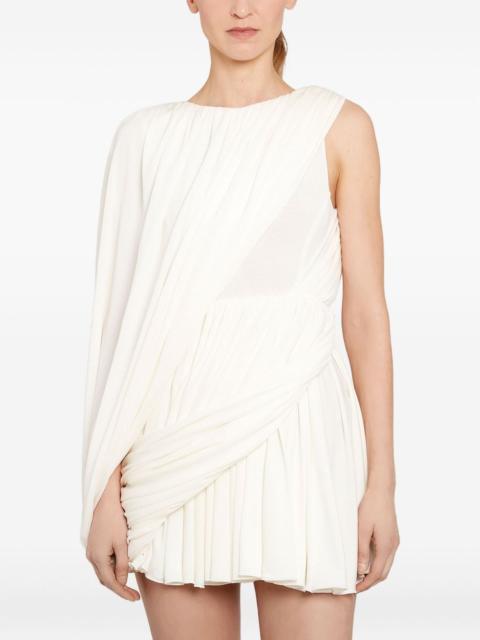 GIAMBATTISTA VALLI draped pleated mini dress