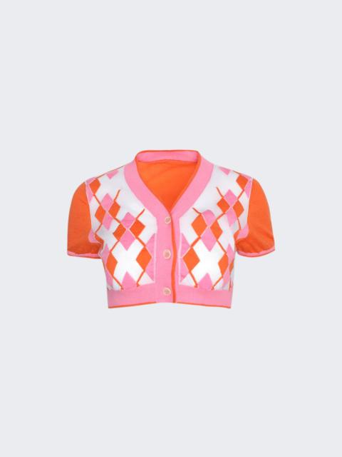 JACQUEMUS Le Cardigan Toledo Court Orange