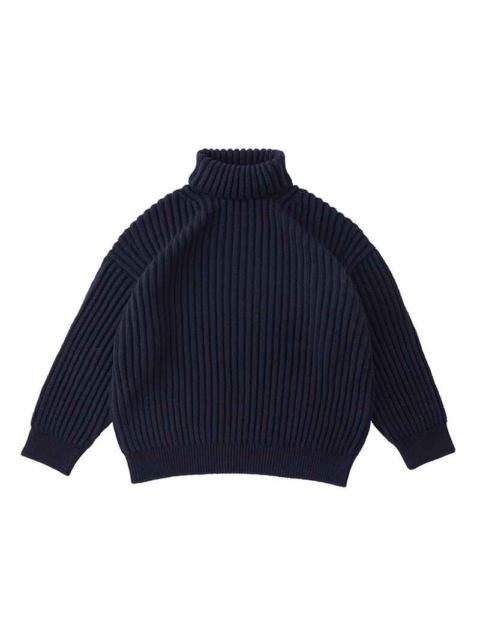 visvim AMPLUS TURTLENECK KNIT W NAVY