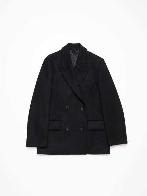 Acne Studios Double-breasted wool jacket - Black