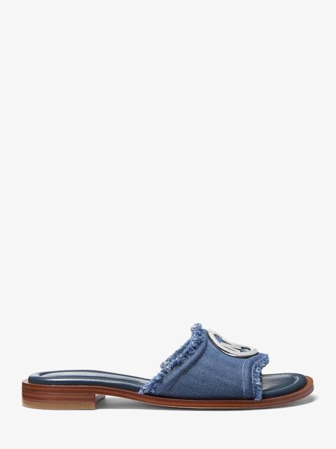 MICHAEL KORS Hannah Denim Slide Sandal